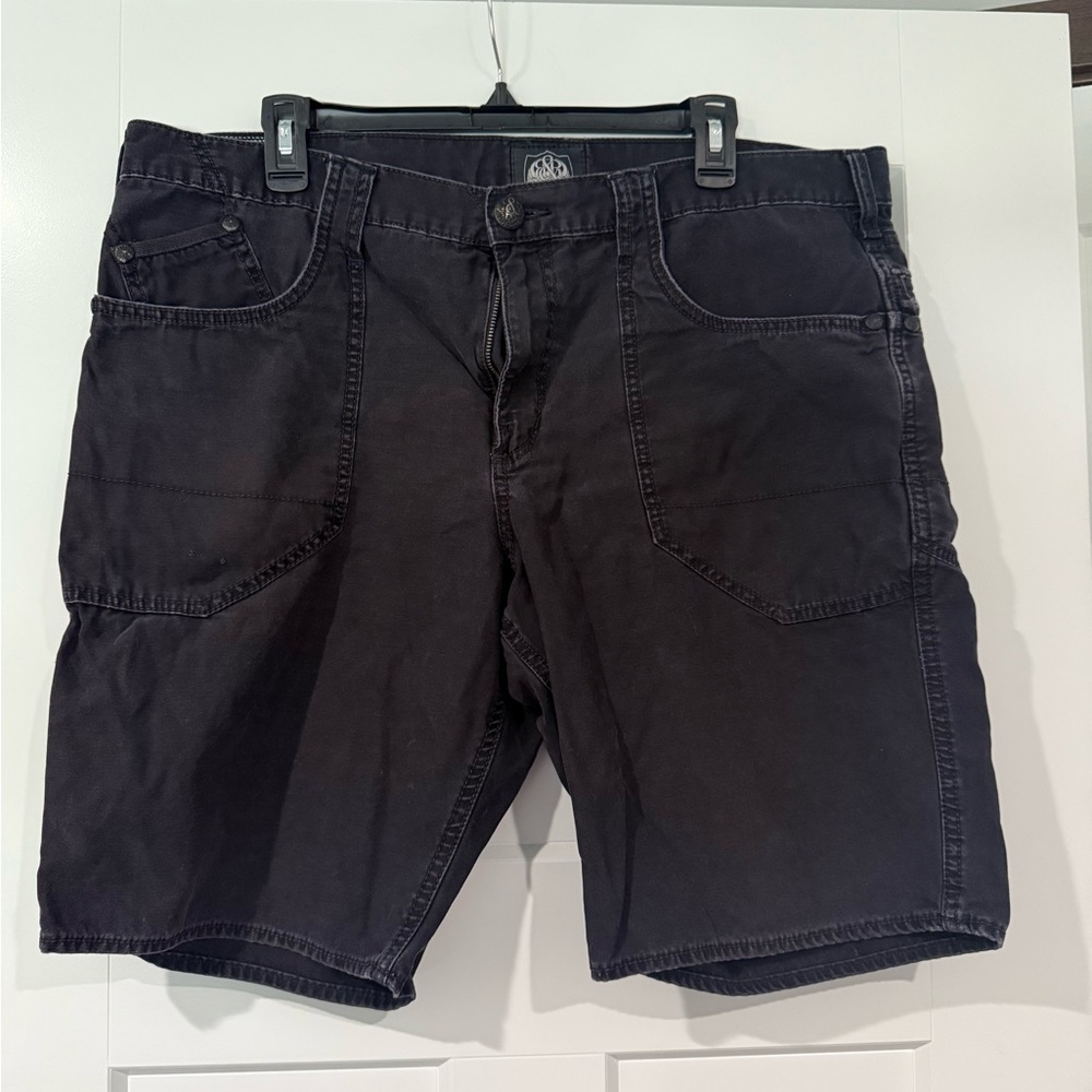 Rock & Republic Black Cargo Shorts